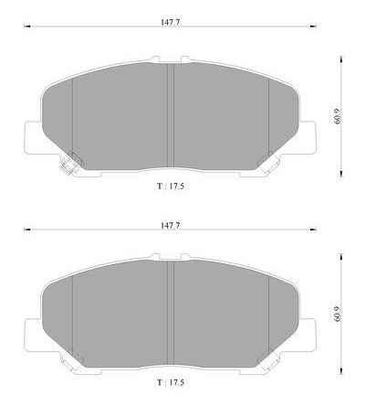 Bosch Disc Brake Pad Set - DB1913BL