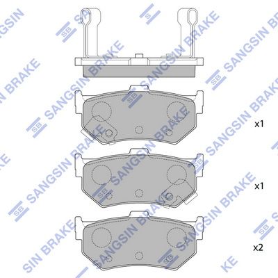 Hi-Q Brake Pads Set - SDB301