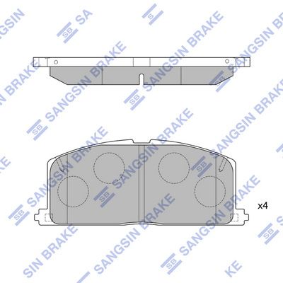 Hi-Q Brake Pads Set - SDB308