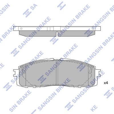 Hi-Q Brake Pads Set - SDB413