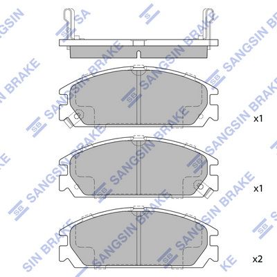 Hi-Q Brake Pads Set - SDB429