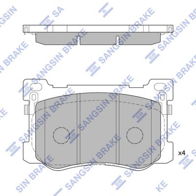 Hi-Q Brake Pads Set - SP1547