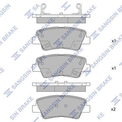 Hi-Q Brake Pads Set - SP1907