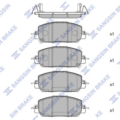 Hi-Q Brake Pads Set - SP4176