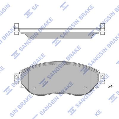 Hi-Q Brake Pads Set - SP4262