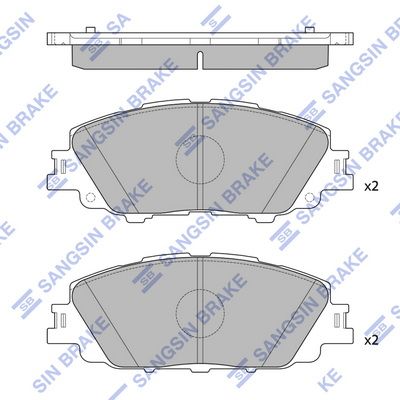 Hi-Q Brake Pads Set - SP4340