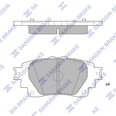 Hi-Q Brake Pads Set - SP4341