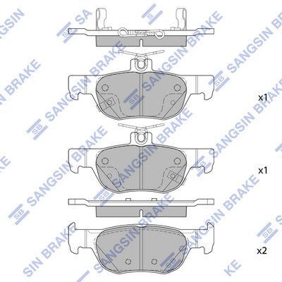 Hi-Q Brake Pads Set - SP4382