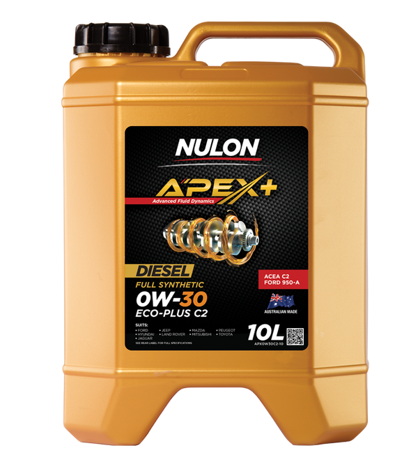 Nulon Apex+ 0W30 Eco-Plus C2 Engine Oil - 10 Litre