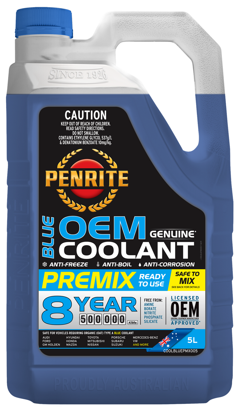 Penrite Blue OEM Coolant Premix - 5 Litre