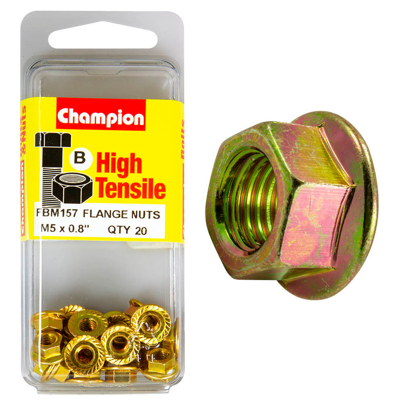 Champion Metric Flange Nuts Pack - FBM157