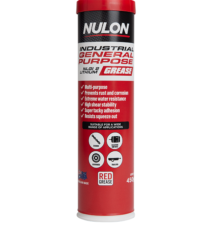 Nulon Industrial General Purpose NLGI 2 Lithium Grease - 450g Cartridge