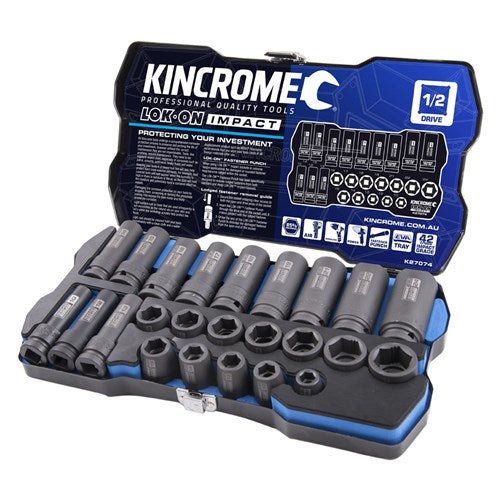 24PCE LOKON IMPACT SOCKET SET