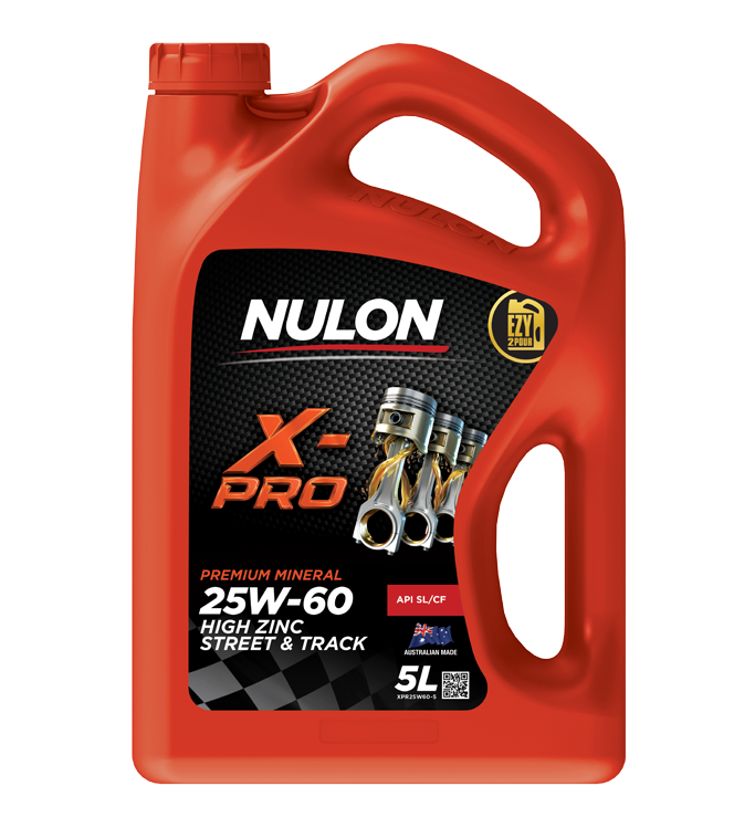 Nulon X-Pro 25W60 High Zinc Street & Track Engine Oil - 5 Litre