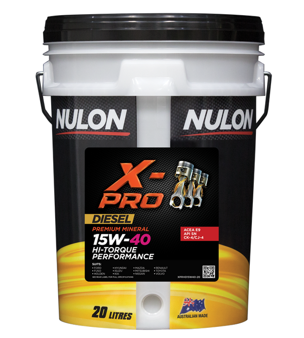 Nulon X-Pro 15W40 Hi-Torque Performance Engine Oil - 20 Litre